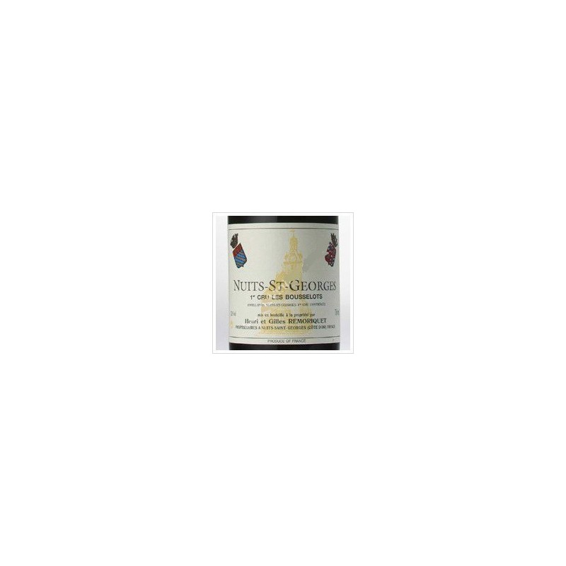 Nuits St Georges 1er cru 1999 - Les Bousselots Nuits St Georges 1er cru 1999 - Les Bousselots