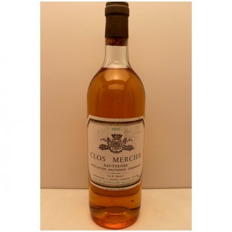 Clos Mercier 1978 Clos Mercier 1978