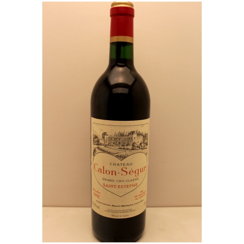 Château Calon Ségur 1992 Saint-Estèphe - 3rd Grand Cru