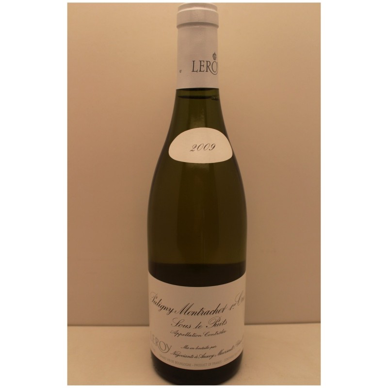 Puligny-Montrachet 1er cru 2009 - Sous le puits Puligny-Montrachet 1er cru 2009 - Sous le puits
