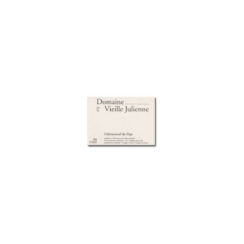 Chateauneuf du Pape 2009 - Domaine de la Vieille Julienne Chateauneuf du Pape 2009 - Domaine de la Vieille Julienne