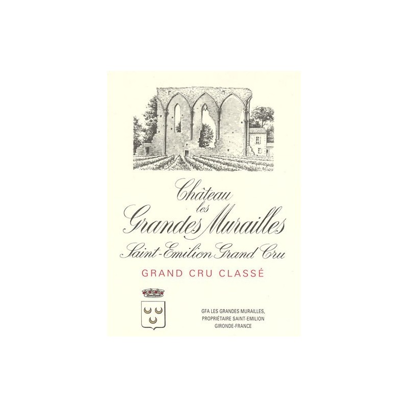 Château Les Grandes Murailles 1999 Château Les Grandes Murailles 1999