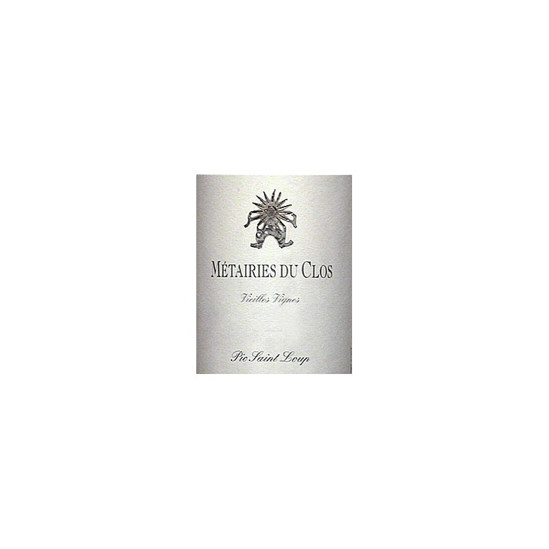 Métairies du Clos Vieilles Vignes 2012 Métairies du Clos Vieilles Vignes 2012