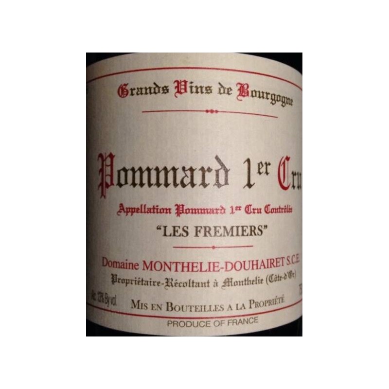 Pommard 1er cru "Les Fremiers" Pommard 1er cru "Les Fremiers"