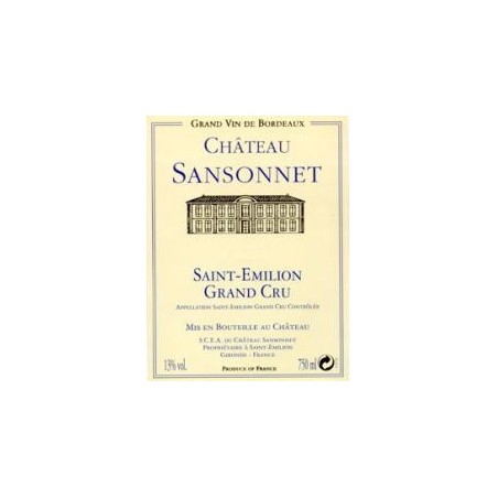 Château Sansonnet 2000