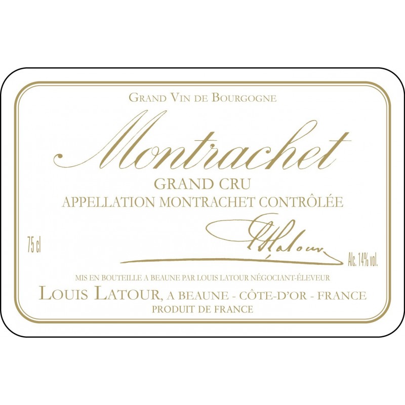Montrachet Grand Cru 2009 - Maison Louis Latour Montrachet Grand Cru 2009 - Maison Louis Latour