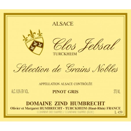 Pinot Gris Clos Jebsal - Selection of noble grains