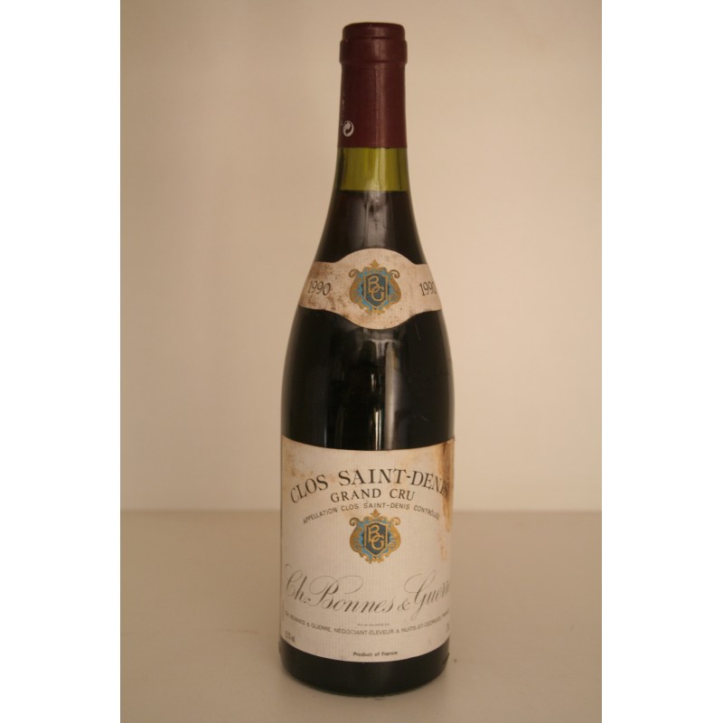 Clos saint denis grand cru 1990 Clos saint denis grand cru 1990