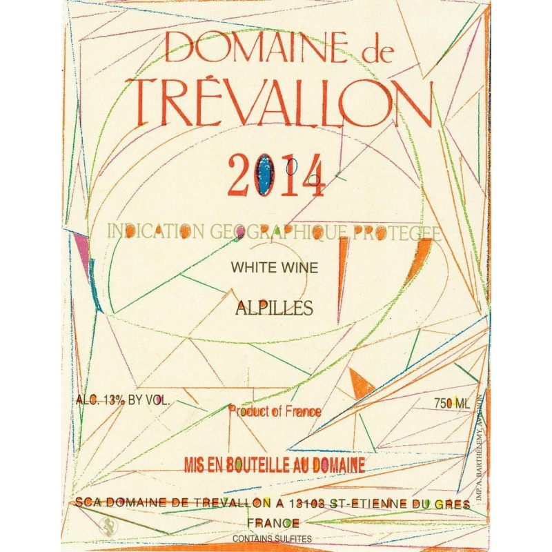 Domaine de Trevallon Blanc 2014 Domaine de Trevallon Blanc 2014
