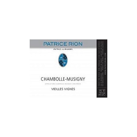 Chambolle-Musigny Vieilles Vignes 2014 - Patrice Rion Chambolle-Musigny Vieilles Vignes 2014 - Patrice Rion