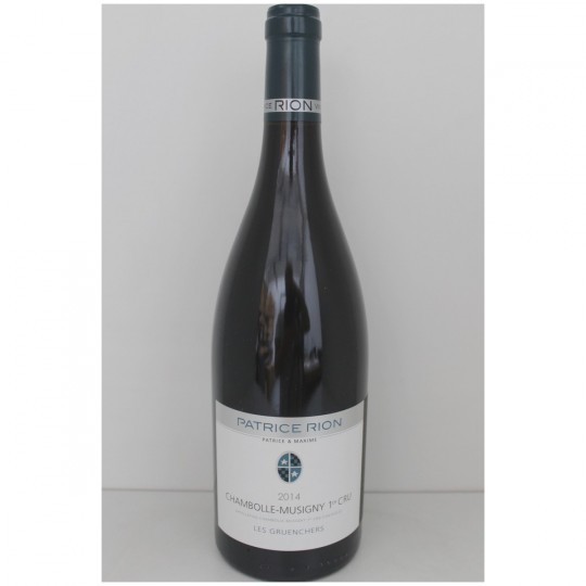 Chambolle-Musigny 1er Cru " Les Gruenchers " 2014 - Patrice Rion Chambolle-Musigny 1er Cru " Les Gruenchers " 2014 - Patrice Rion