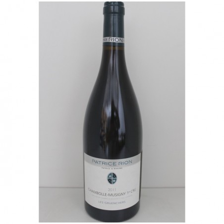 Chambolle-Musigny  1er Cru " Les Gruenchers " 2011 - Patrice Rion