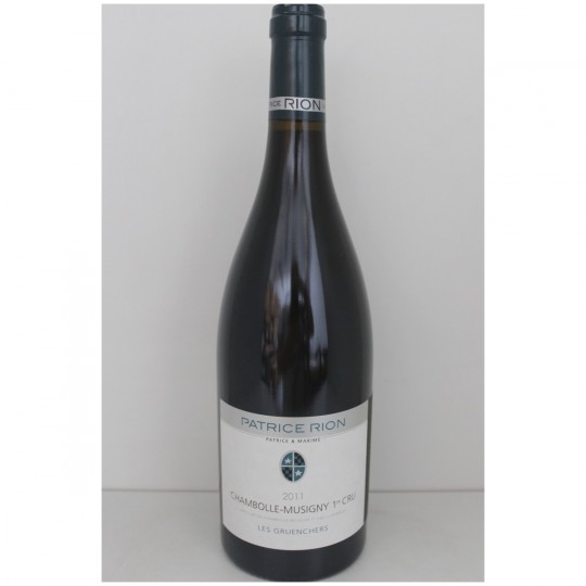 Chambolle-Musigny 1er Cru " Les Gruenchers " 2011 - Patrice Rion Chambolle-Musigny 1er Cru " Les Gruenchers " 2011 - Patrice Rion