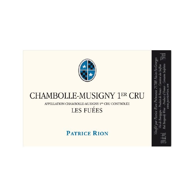 Chambolle-Musigny " Les Fuées " 2014 - Patrice Rion Chambolle-Musigny " Les Fuées " 2014 - Patrice Rion