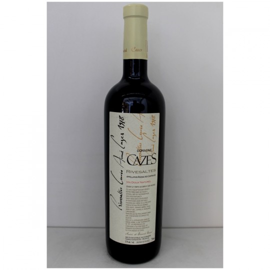 Rivesaltes 1978 - Cuvée Aimé CAZES Rivesaltes 1978 - Cuvée Aimé CAZES