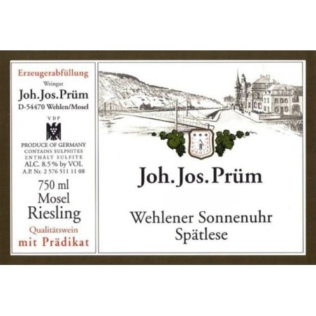 Joh Jos Prum Wehlener Sonnenuhr Riesling Spätlese 2012