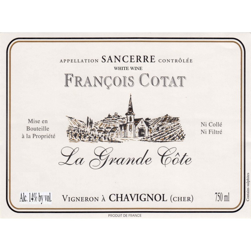 La Grande Côte 2014 - Sancerre - François Cotat La Grande Côte 2014 - Sancerre - François Cotat