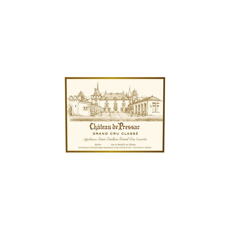 Château de Pressac 1960 en magnum Château de Pressac 1960 en magnum