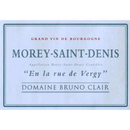 Morey St Denis 2014 White - En la rue de Vergy - Bruno Clair