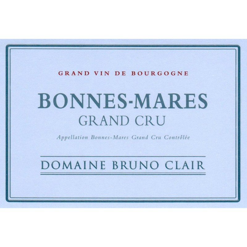 Bonnes Mares Grand Cru 2014 - Bruno Clair Bonnes Mares Grand Cru 2014 - Bruno Clair