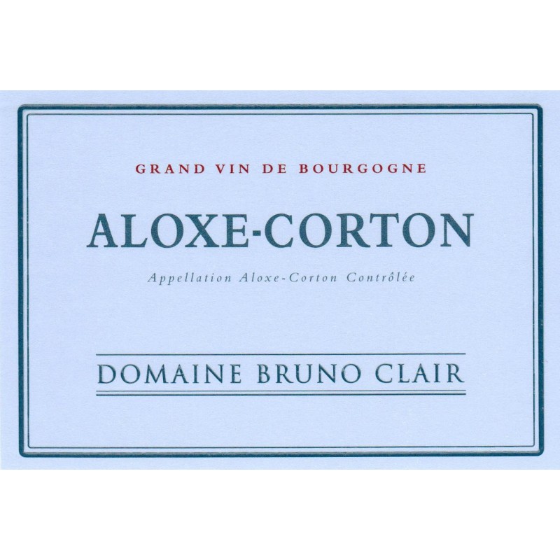 Aloxe Corton 2014 - Bruno Clair Aloxe Corton 2014 - Bruno Clair