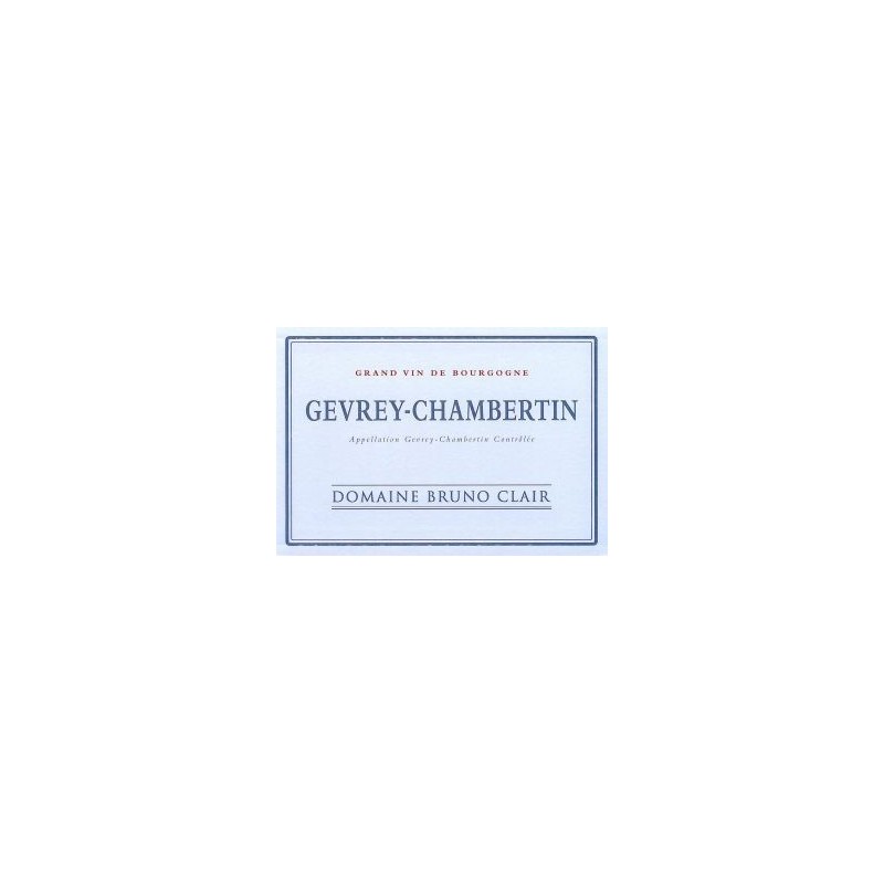 Gevrey Chambertin 2014 - Bruno Clair Gevrey Chambertin 2014 - Bruno Clair