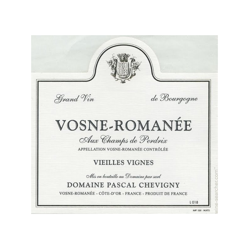 Vosne-Romanée 2008 Vieilles Vignes "aux champs de perdrix" Vosne-Romanée 2008 Vieilles Vignes "aux champs de perdrix"