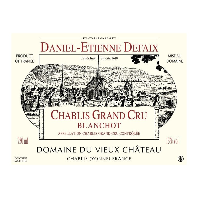 Chablis Grand Cru Blanchot 2006 - D.E Defaix Chablis Grand Cru Blanchot 2006 - D.E Defaix