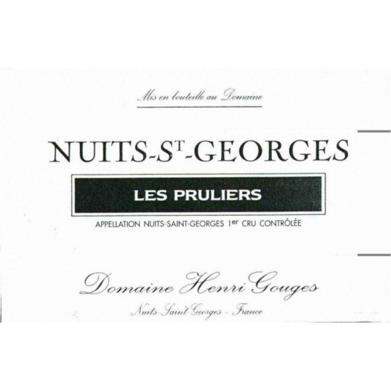 Nuits St Georges 1er cru 2005 Les Pruliers - Henri Gouges Nuits St Georges 1er cru 2005 Les Pruliers - Henri Gouges