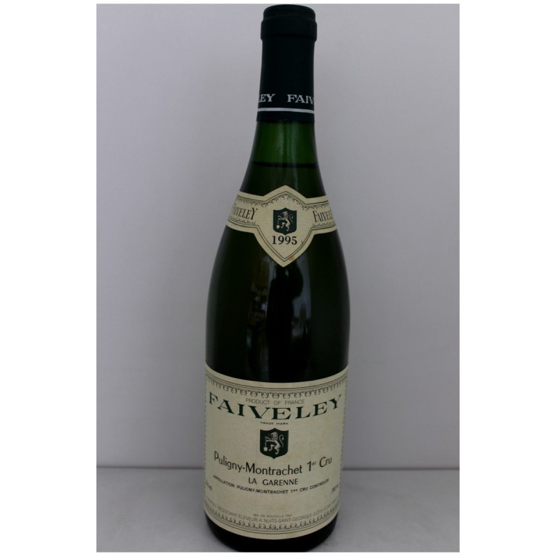 Puligny Montrachet 1er cru 1995 - La Garenne - Faiveley Puligny Montrachet 1er cru 1995 - La Garenne - Faiveley