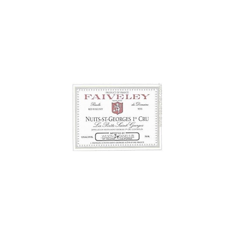 Nuits St Georges 1er Cru 1998 Les Porêts Saint Georges - Faiveley Nuits St Georges 1er Cru 1998 Les Porêts Saint Georges - Faiveley