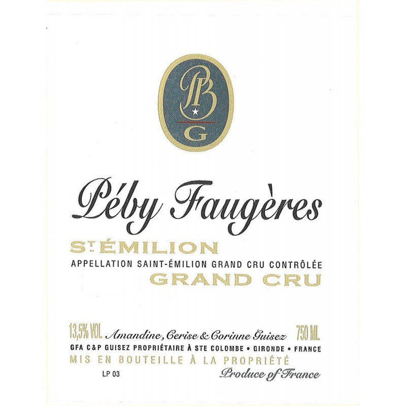 Château Peby Faugères 2000 Château Peby Faugères 2000