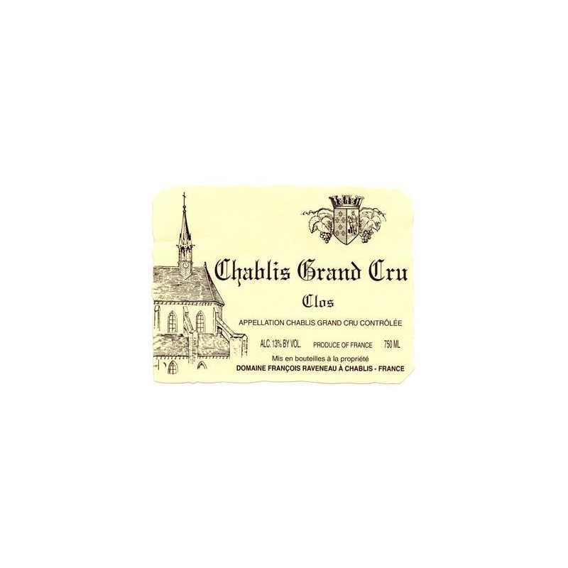 Chablis Grand Cru Clos 2008 - Raveneau Chablis Grand Cru Clos 2008 - Raveneau