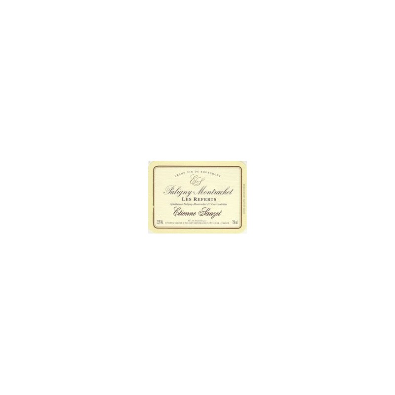 Puligny-Montrachet 1er cru 1999 Les Referts - Etienne Sauzet Puligny-Montrachet 1er cru 1999 Les Referts - Etienne Sauzet