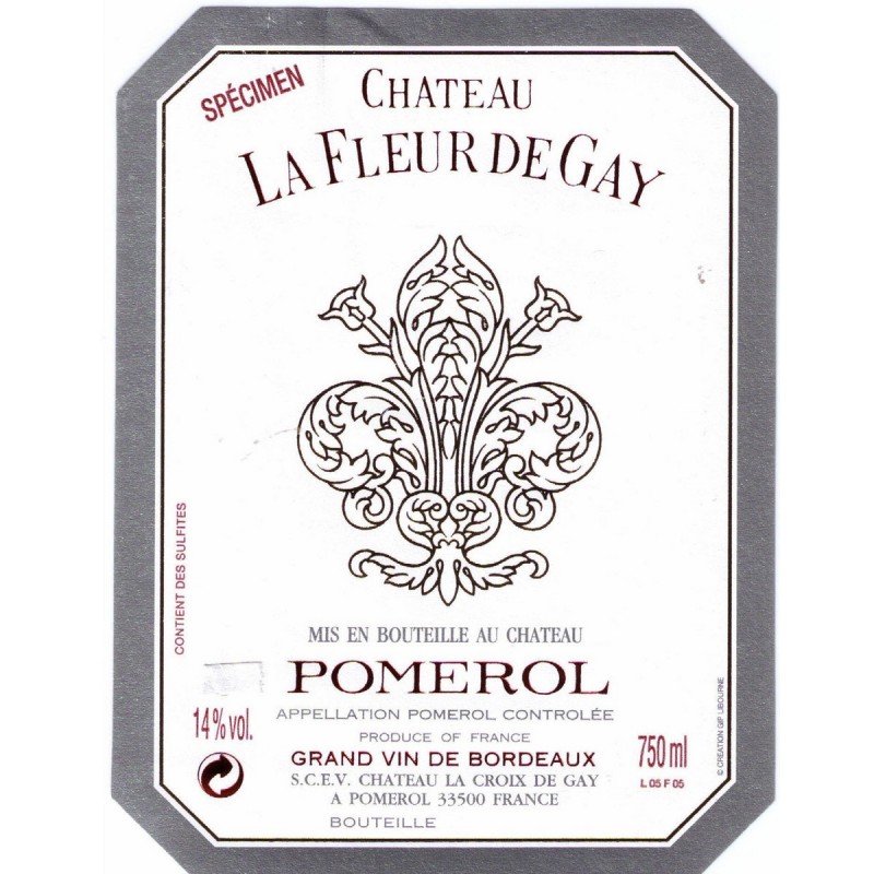 Château la Fleur de Gay 2009 Château la Fleur de Gay 2009