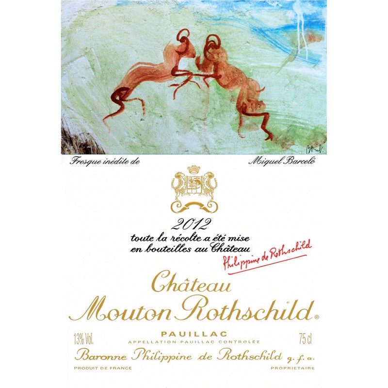 Château Mouton Rothschild 2012 Château Mouton Rothschild 2012