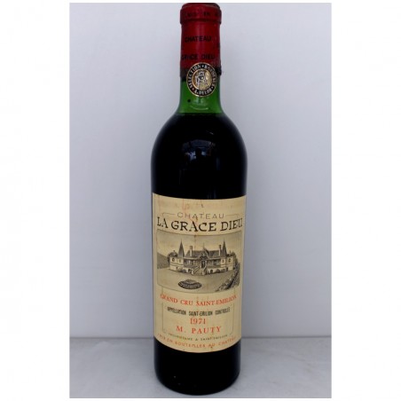 Chateau La Grace Dieu 1971 Chateau La Grace Dieu 1971