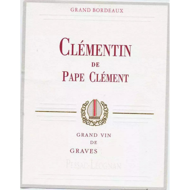Le Clémentin de Pape Clément 2011 Le Clémentin de Pape Clément 2011
