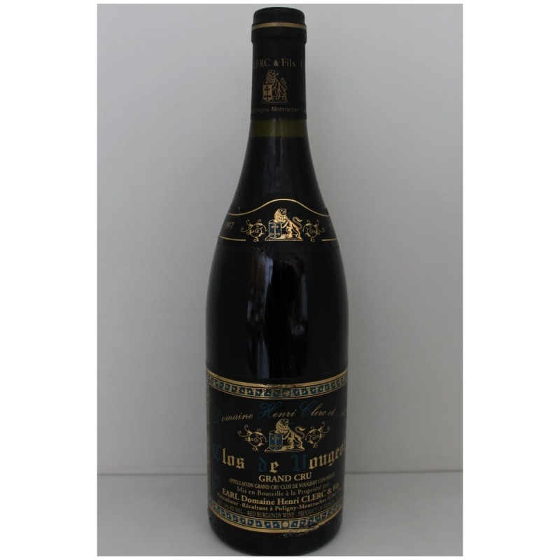 Clos Vougeot Grand Cru 1997 - Henri Clerc Clos Vougeot Grand Cru 1997 - Henri Clerc