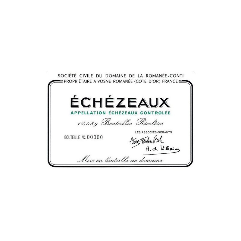 Echezeaux Grand Cru 1989 - Domaine de la Romanée Conti Echezeaux Grand Cru 1989 - Domaine de la Romanée Conti