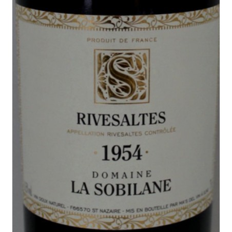 Rivesaltes 1954 - Domaine La Sobilane