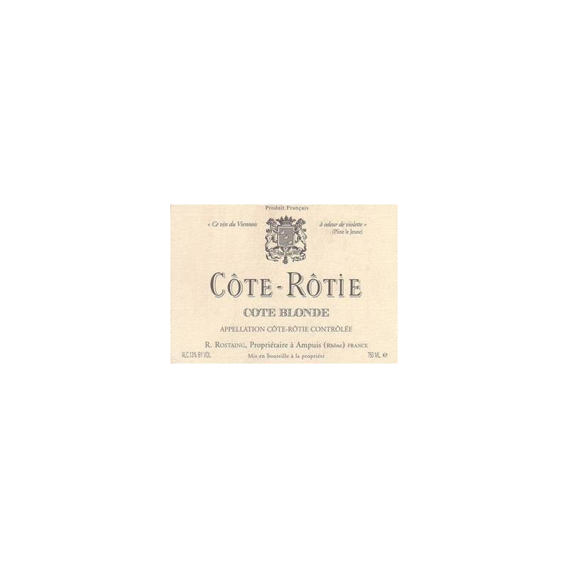 Côte-Rôtie Cote Blonde 2012 - René Rostaing Côte-Rôtie Cote Blonde 2012 - René Rostaing