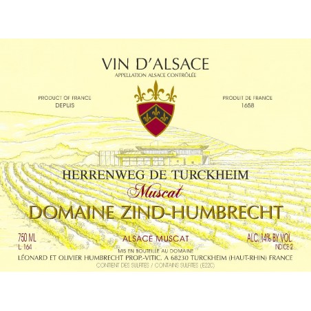 Muscat Herrenweg de Turckheim 2008 - Zind-Humbrecht