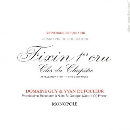 Fixin 1er cru 2007 - Clos du Chapitre