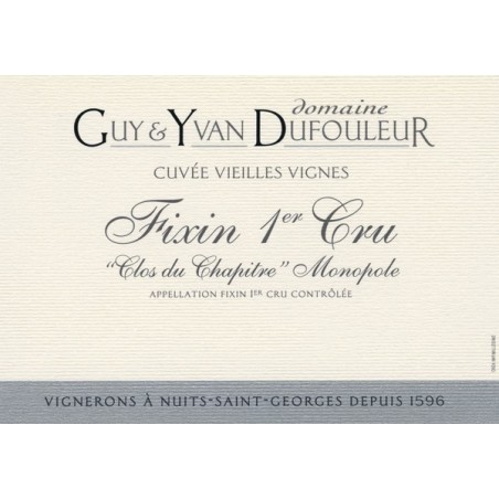 Fixin 1er cru - Clos du Chapitre