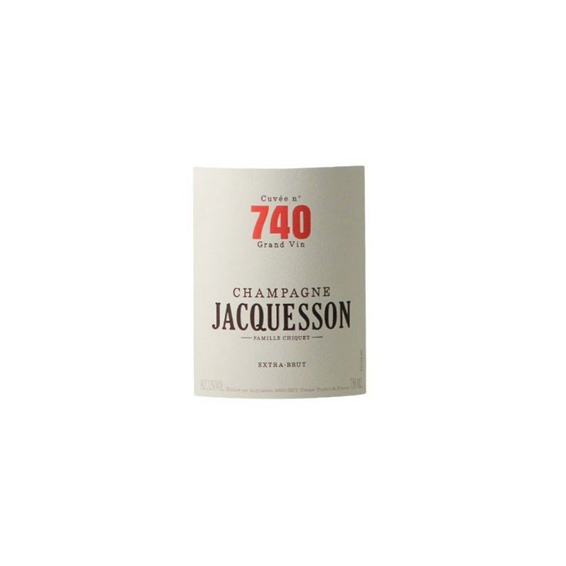 champagne jacquesson 740