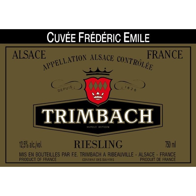 Riesling Cuvée Frédéric Emile 2008 - Domaine Trimbach Riesling Cuvée Frédéric Emile 2008 - Domaine Trimbach