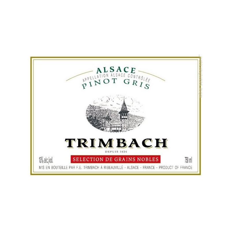 Pinot Gris Selection de Grains Nobles 2005 - Domaine Trimbach Pinot Gris Selection de Grains Nobles 2005 - Domaine Trimbach