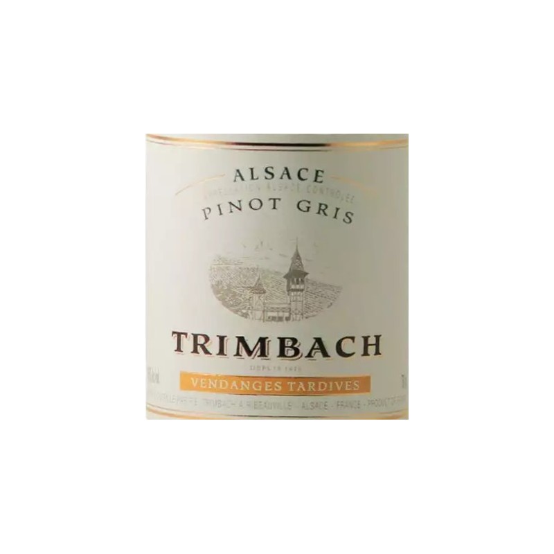 Pinot Gris Vendanges Tardives 2008 - Domaine Trimbach Pinot Gris Vendanges Tardives 2008 - Domaine Trimbach