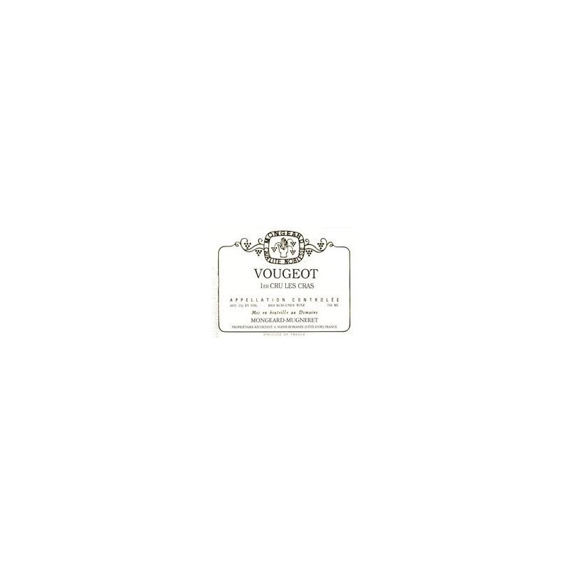 Vougeot 1er Cru Les Cras 1977 - Mongeart-Mugneret Vougeot 1er Cru Les Cras 1977 - Mongeart-Mugneret